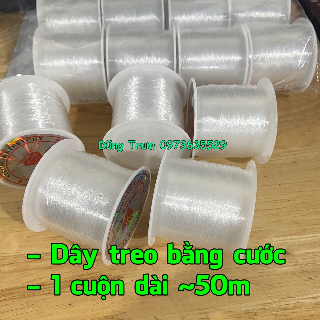 Phụ kiện treo đèn lồng, đèn led trong đèn lồng, dây cước, móc treo đèn lồng