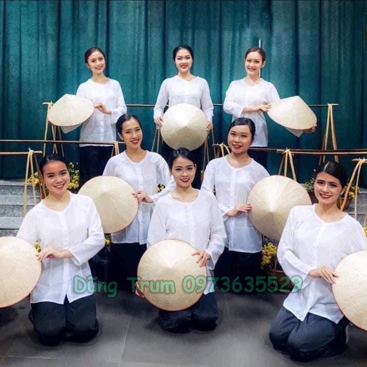 Áo bà ba Combo 10 bộ biểu diễn, bộ quần áo nông dân