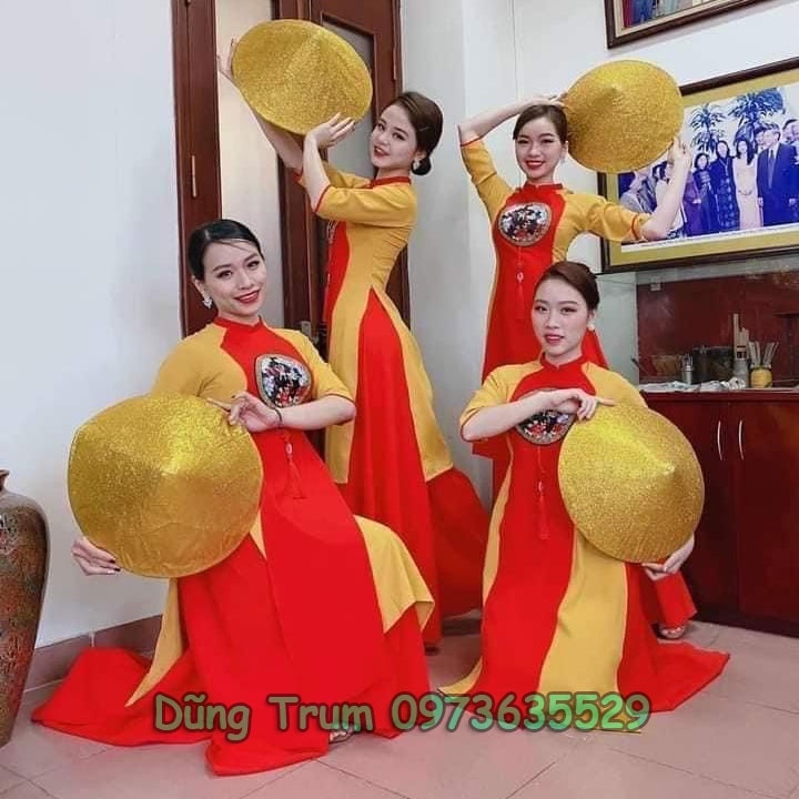 Áo dài cách tân Combo 10 bộ biểu diễn cho đoàn nhóm