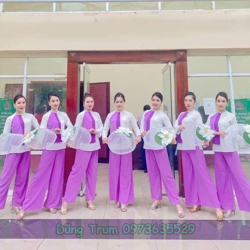 Áo bà ba Combo 10 bộ biểu diễn, bộ quần áo nông dân