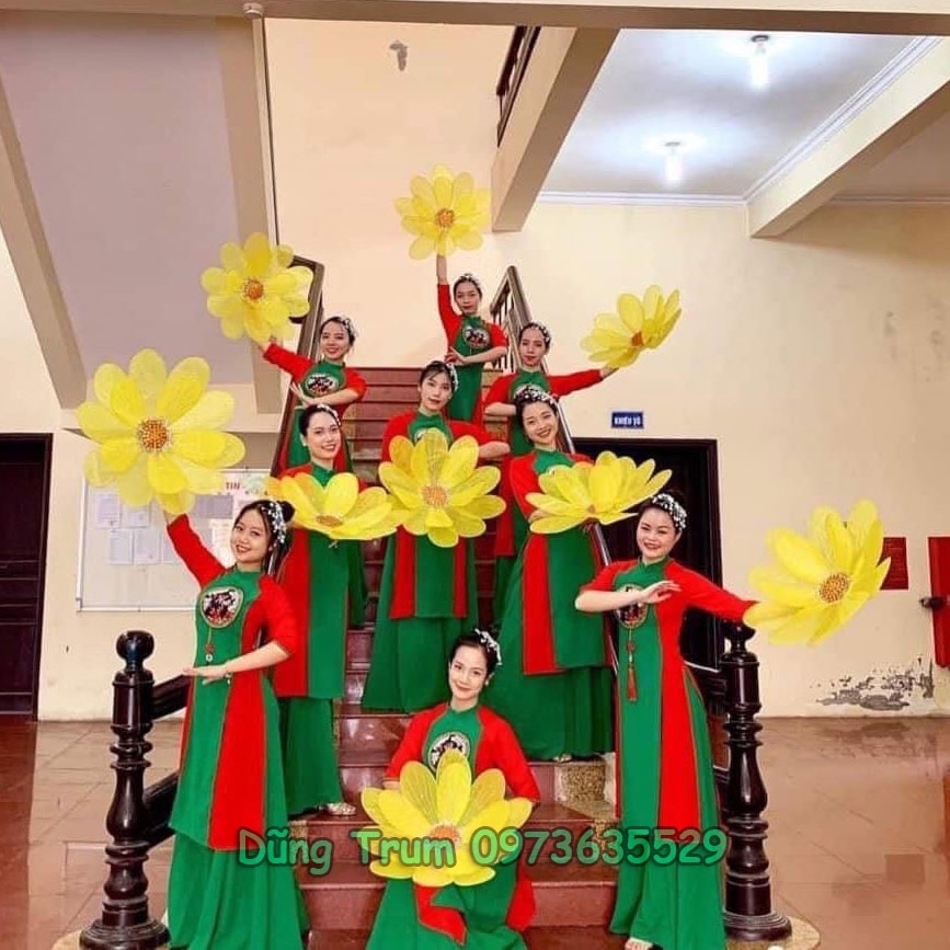 Áo dài cách tân Combo 10 bộ biểu diễn cho đoàn nhóm