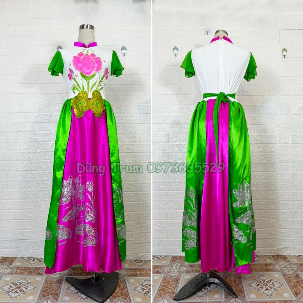 Váy Sen múa biểu diễn văn nghệ cho nhóm, câu lạc bộ, vũ đoàn