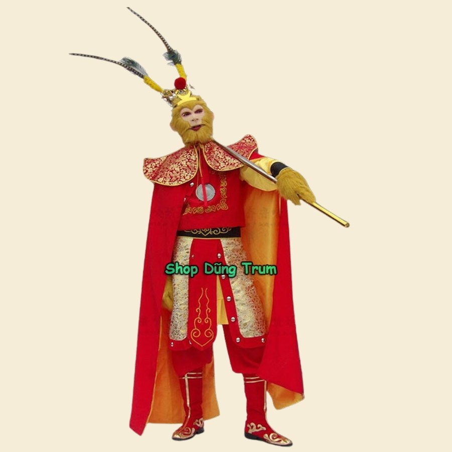 Trang phục Tôn Ngộ Không đầy đủ chi tiết hóa trang Tề Thiên Đại Thánh