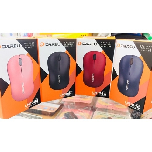 Chuột không dây DAREU LM106G đỏ