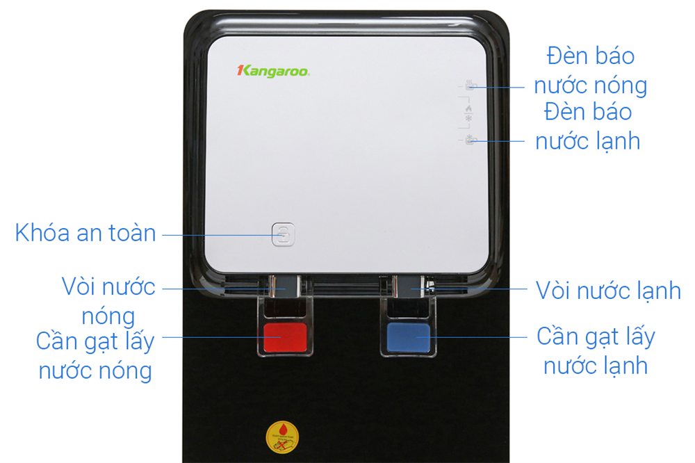 Cây nóng lạnh lọc nước RO KG61A3 - 5 lõi, 10L/h