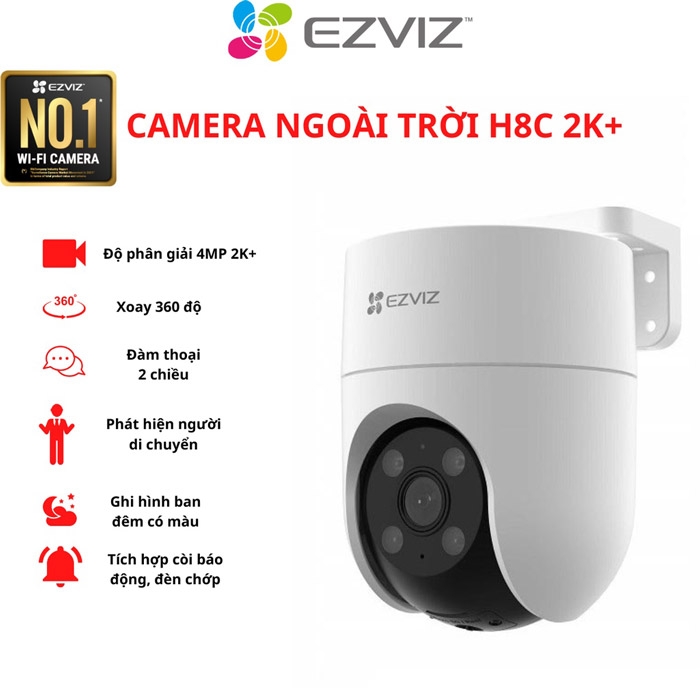 Camera thông minh WiFi EZVIZ H8C 4MP