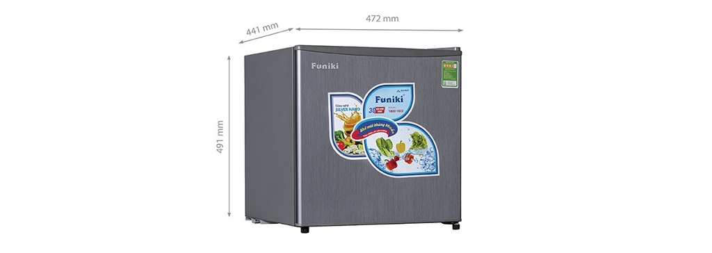 Tủ lạnh mini Funiki FR-51CD 50 lít