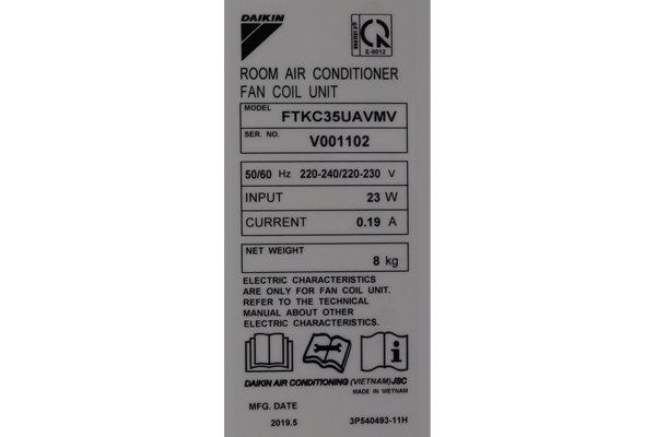 Điều hòa Daikin 1 chiều 12.000BTU inverter FTKC35UAVMV