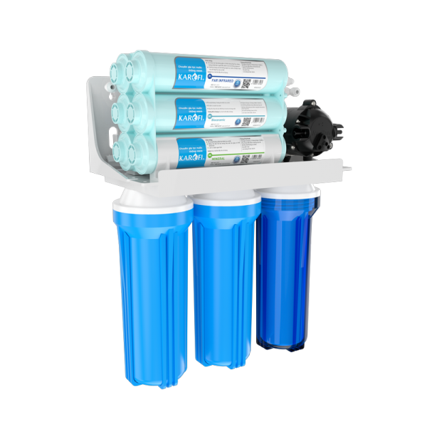 Máy lọc nước Karofi KT-ERO100V (10 cấp lọc - Không vỏ tủ - để gầm) mới nhất 2023