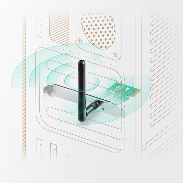 Cạc mạng không dây TP-Link TL-WN781ND 150Mbps