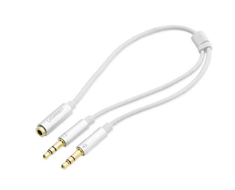 Cáp Audio 3.5mm ra 2 jack 3.5mm 1 loa 1 Mic Ugreen 10790 cao cấp