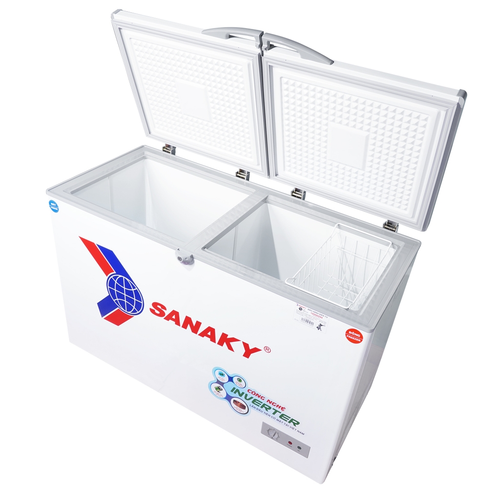 Tủ đông Sanaky Inverter 280 lít VH-4099W3 (2 ngăn đông mát)