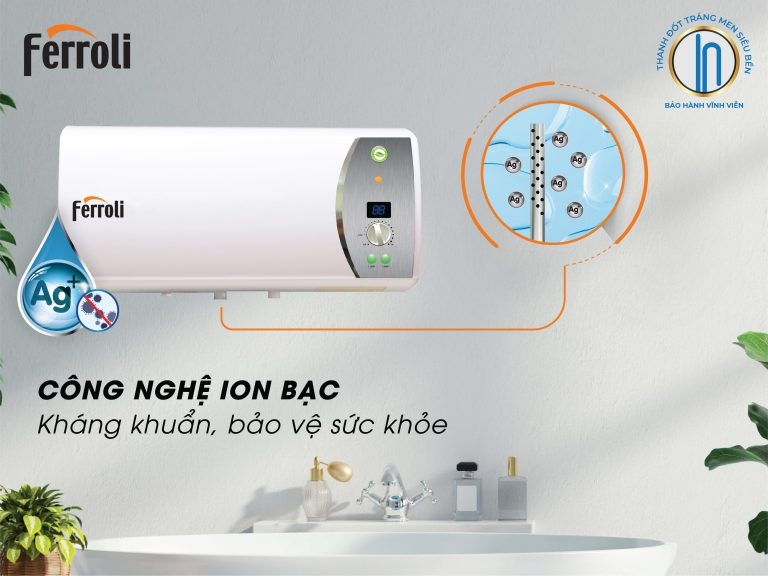 Bình nước nóng lạnh 30 lít Ferroli VERDI AG+
