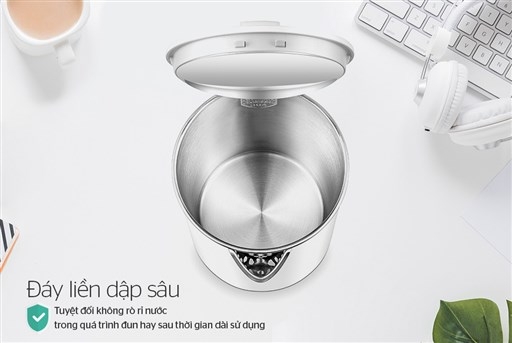 Ấm Siêu Tốc Inox 2 Lớp 1.7L SUNHOUSE MAMA SHD1386W