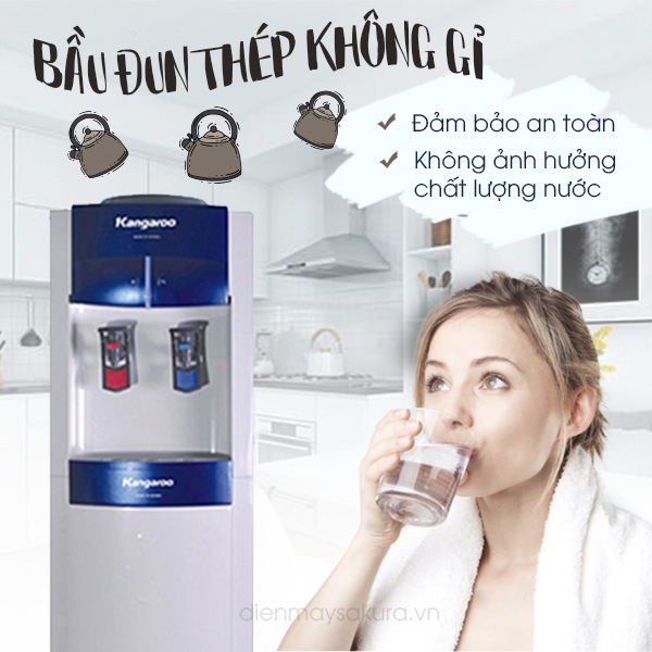 Cây nước nóng lạnh Kangaroo KG43 (Bình úp)