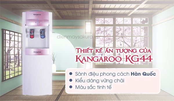 Cây nước nóng lạnh Kangaroo KG44 (Bình úp)