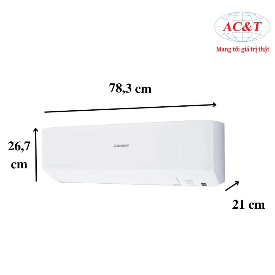 Điều hòa Mitsubishi Heavy 9.000BTU 2 chiều inverter SRK/SRC25ZSPS-W5