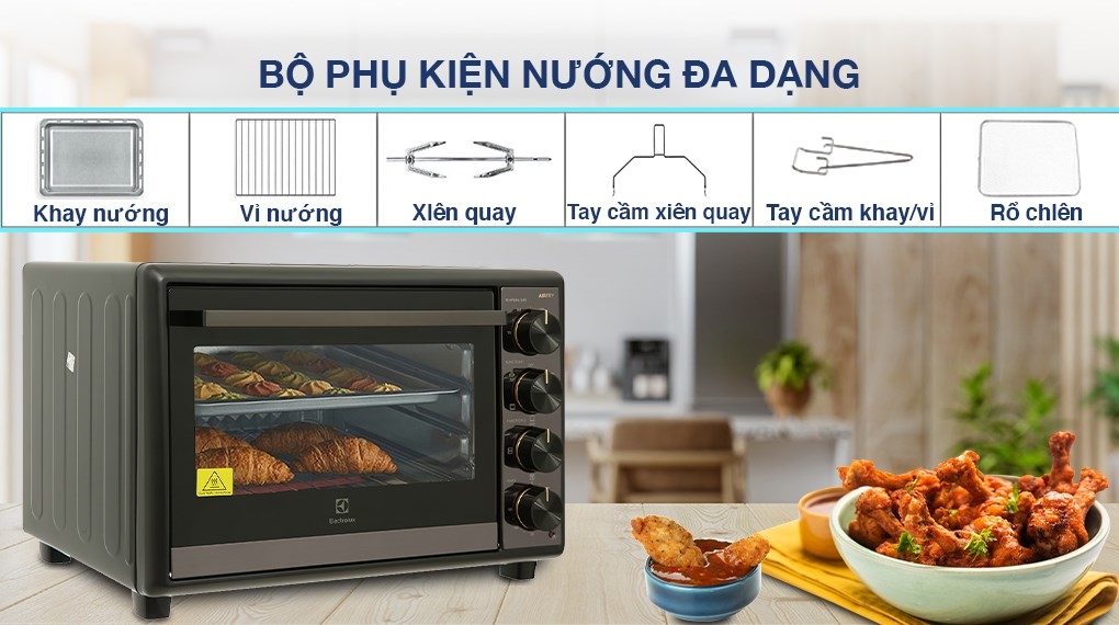 Lò nướng Electrolux 40 lít EOT4022XFG
