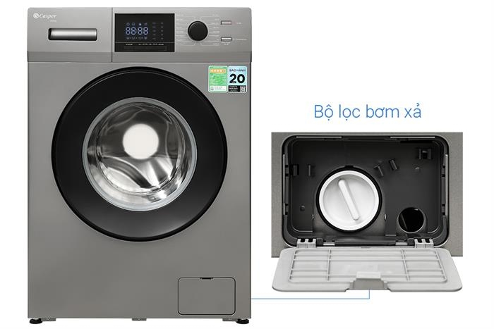 Máy giặt Casper Inverter 10.5 kg WF-105VG5