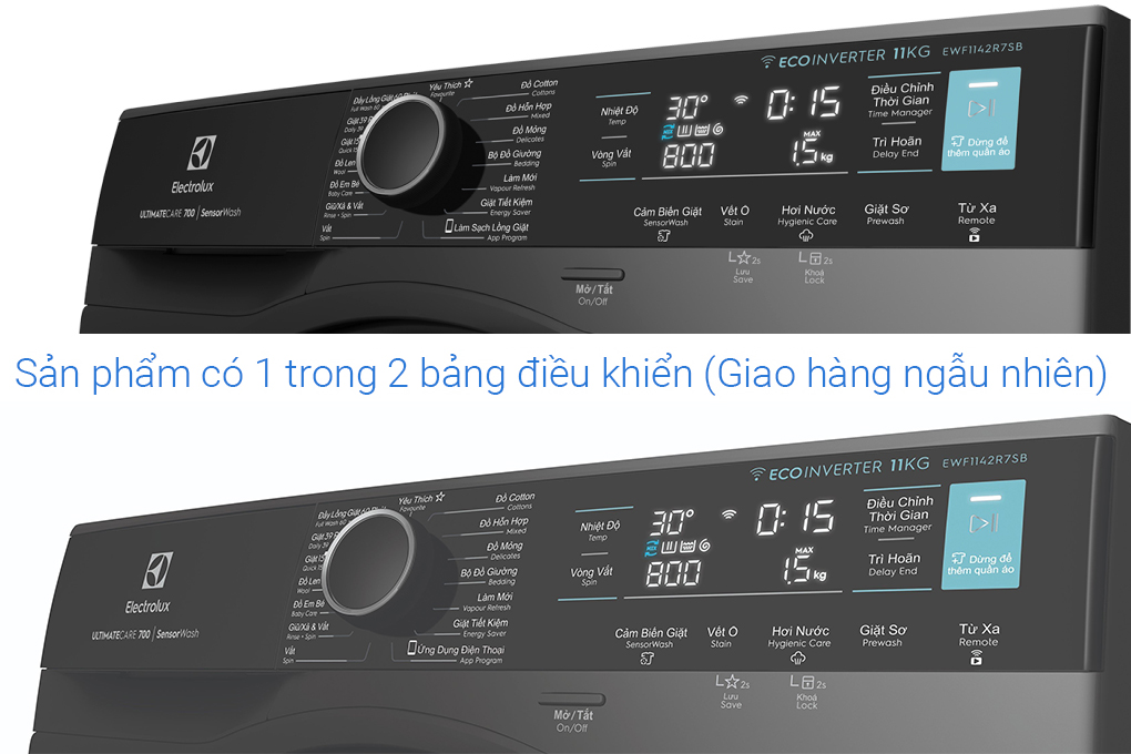Máy giặt Electrolux Inverter 11 kg EWF1142R7SB