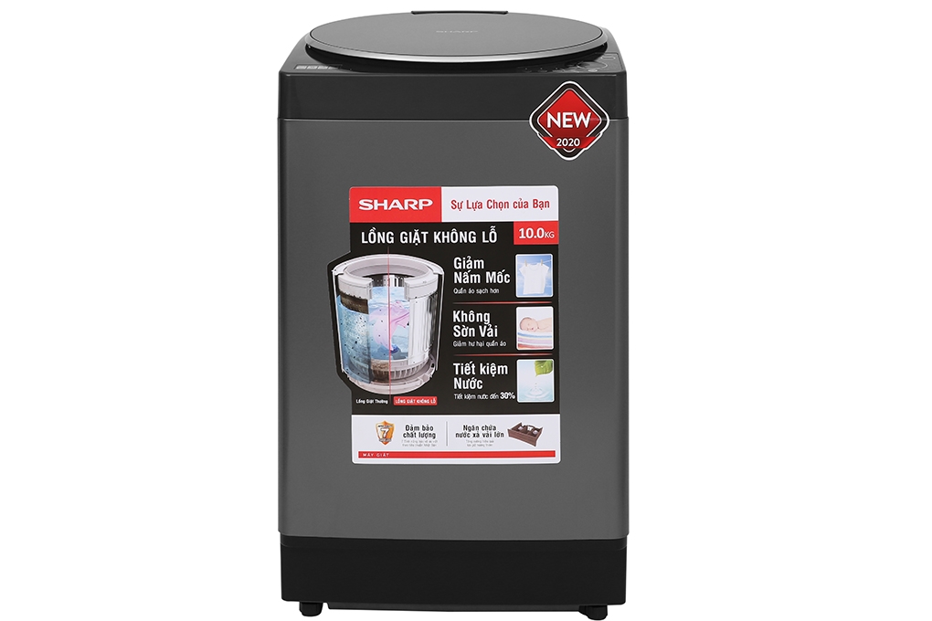 Máy giặt Sharp 10kg ES-Y100HV-S cửa trên