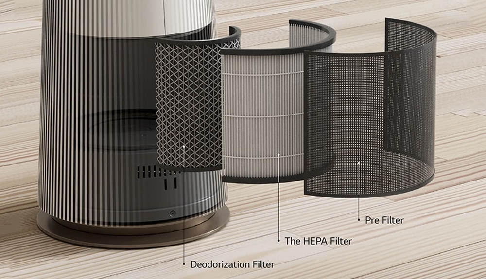 Máy Lọc Không Khí Kết Hợp Quạt LG PuriCare AeroTower FS15GPSF0