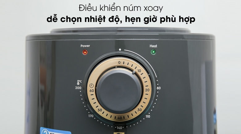 Nồi chiên không dầu Electrolux 5 lít E6AF1-520K