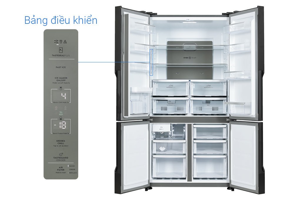 Tủ Lạnh Electrolux Inverter 562 lít EQE5660A-B