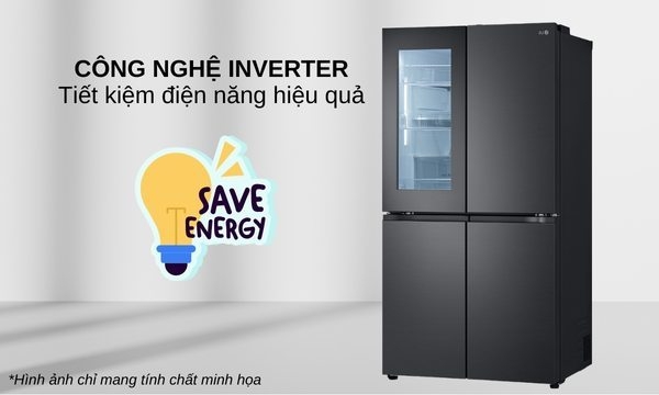 Tủ lạnh LG Inverter 666 lít Multi Door InstaView LFB66BLMI
