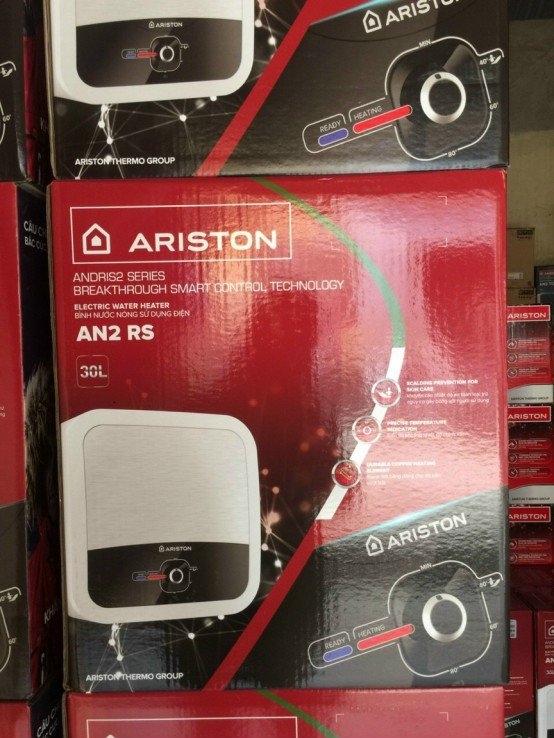Bình nóng lạnh Ariston 30 lít vuông AN2 30 RS