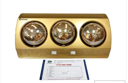 Đèn sưởi nhà tắm Galaxy cao cấp 3 bóng GHL-3LY