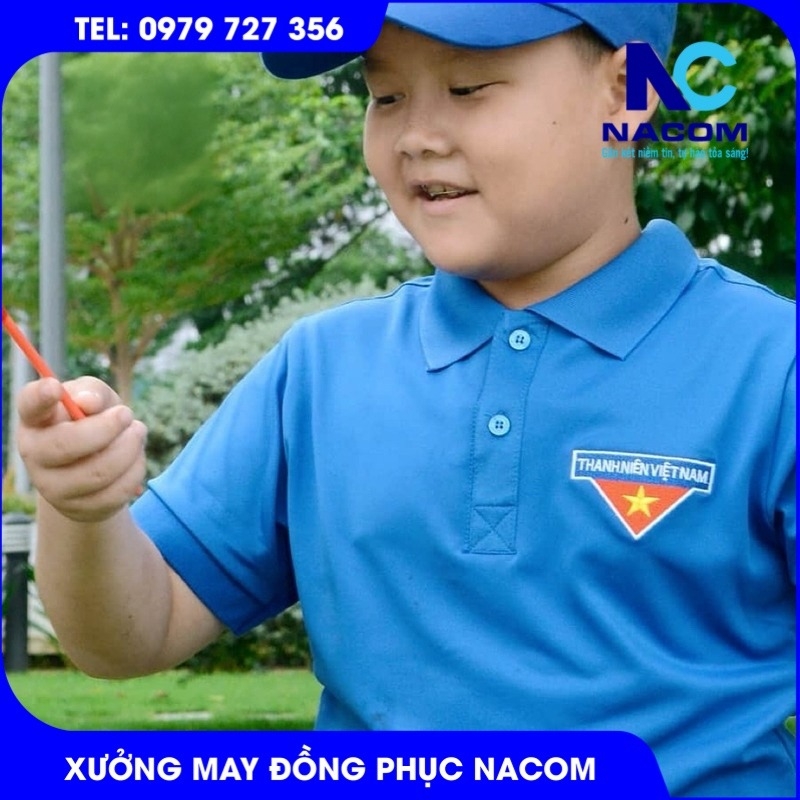 Áo thun đoàn thanh niên trẻ em