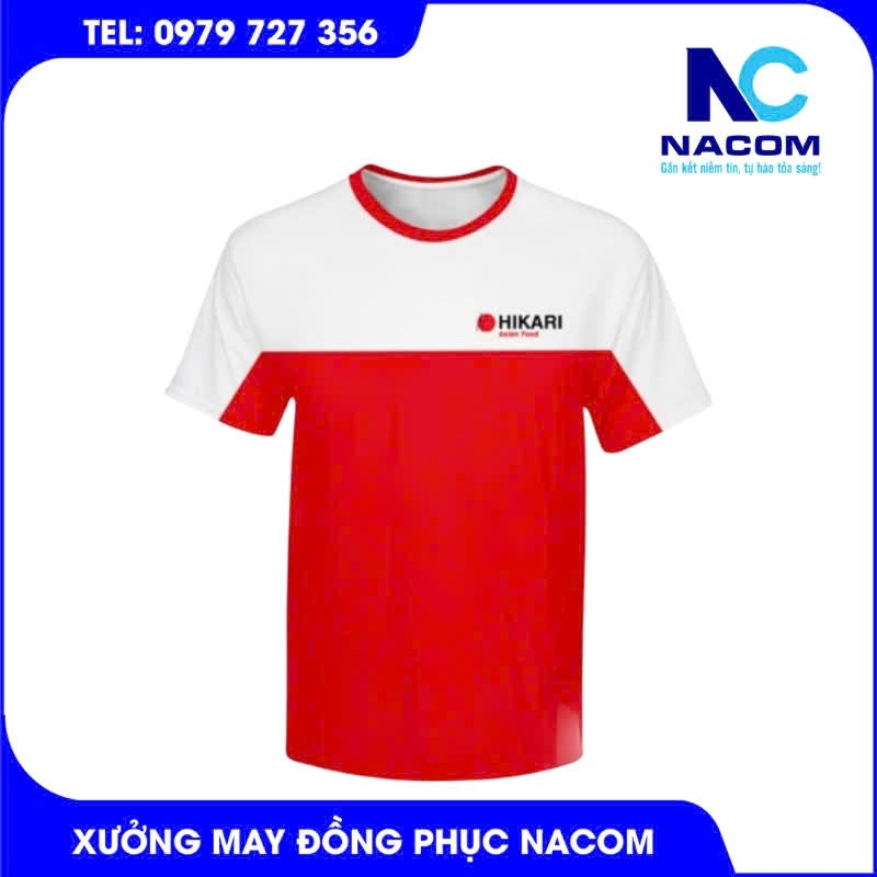 Áo thun đồng phục cổ tròn