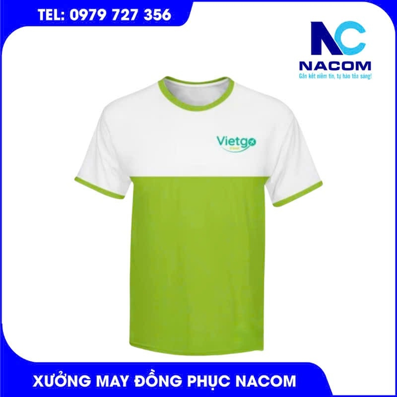 Áo thun đồng phục cổ tròn