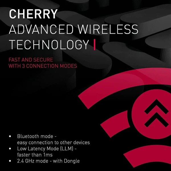 Bàn phím cơ không dây CHERRY MX-LP 2.1 Compact Wireless (Black/White)