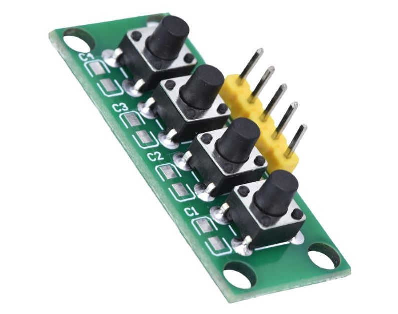 Bàn phím cứng 1x4 keypad