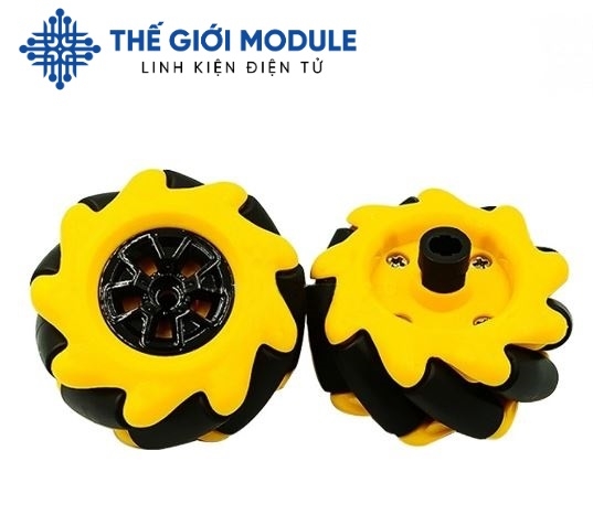 Bánh xe mecanum wheel omni wheel 48mm (1 cặp)