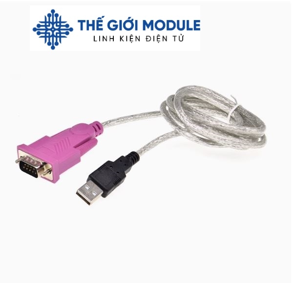 Cáp chuyển đổi nối tiếp USB 2.0 To RS232 9 chân đầu đực - Loại tốt