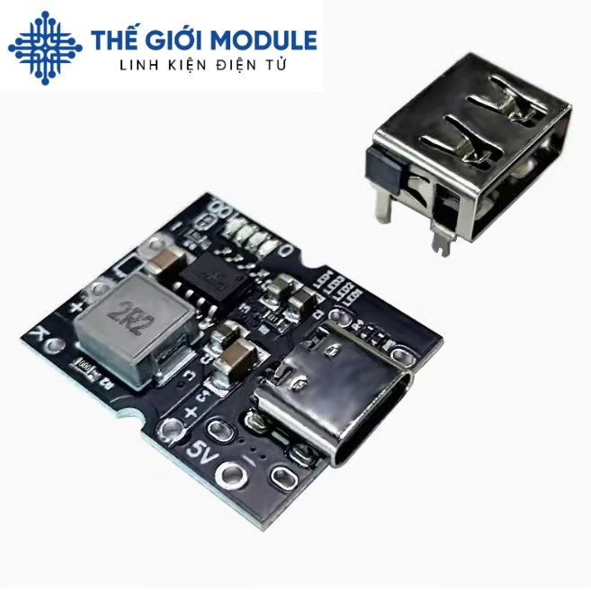 Mạch sạc xả Type-C 5V 2A tương thích pin lithium 4.2V