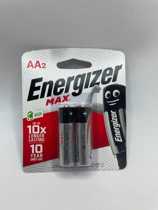 Vỉ 2 viên Pin Energizer AA Hàng nhập khẩu