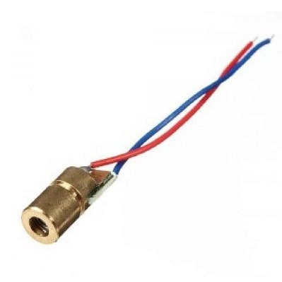 Đầu phát Laser đỏ 5V 6MM/ Diode laser 5V 6MM