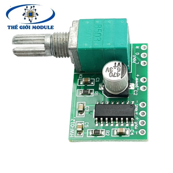 Mạch khuếch đại âm thanh PAM8403 6W Hifi 2.0 (có chỉnh volume)
