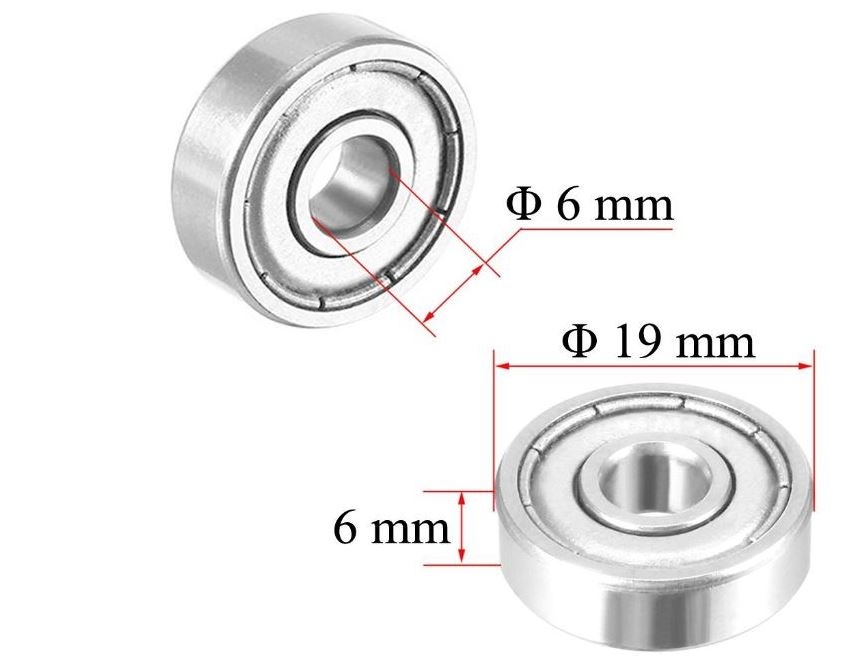 Bạc Đạn Vòng Bi 626ZZ