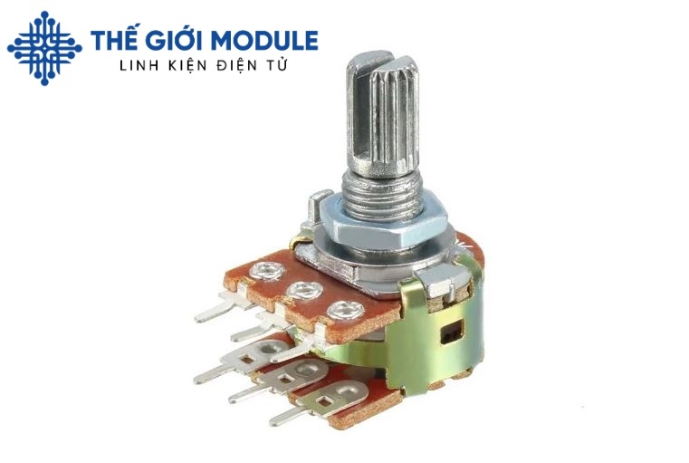 WH148 Biến trở volume đôi 5K, 10K, 20K, 50K, 100K