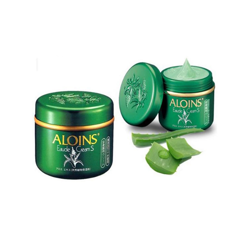 Kem Dưỡng Thể Lô Hội Aloins 185g Hộp Xanh
