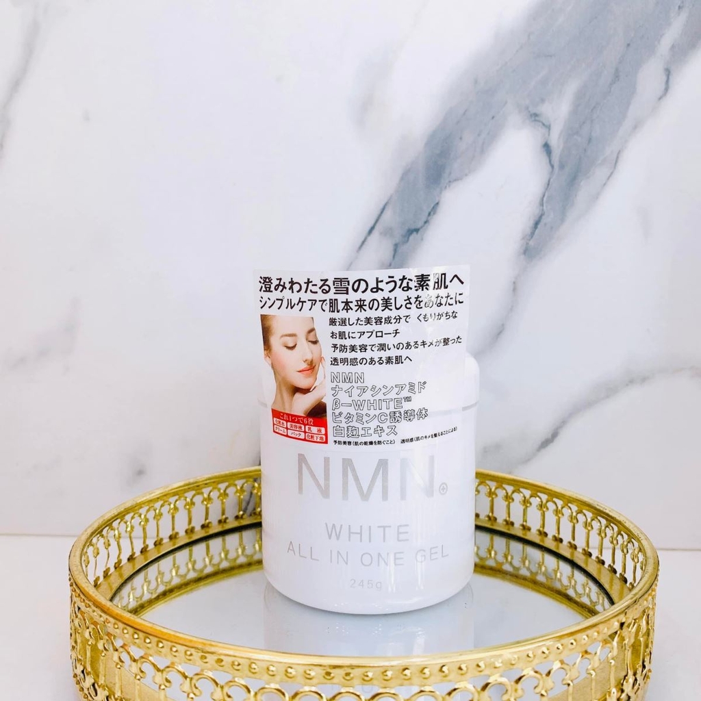 Gel Dưỡng Ẩm và Trắng Da NMN White All In One Nhật Bản 245g