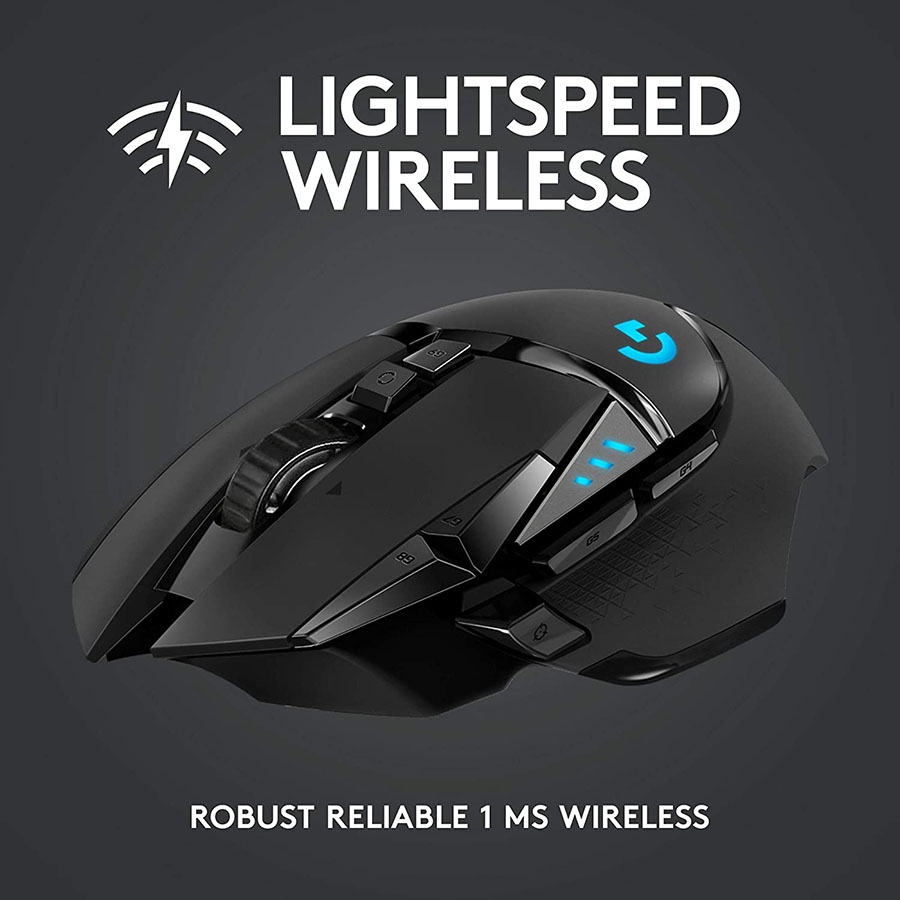 Chuột Logitech G502 HERO Gaming Black wireless