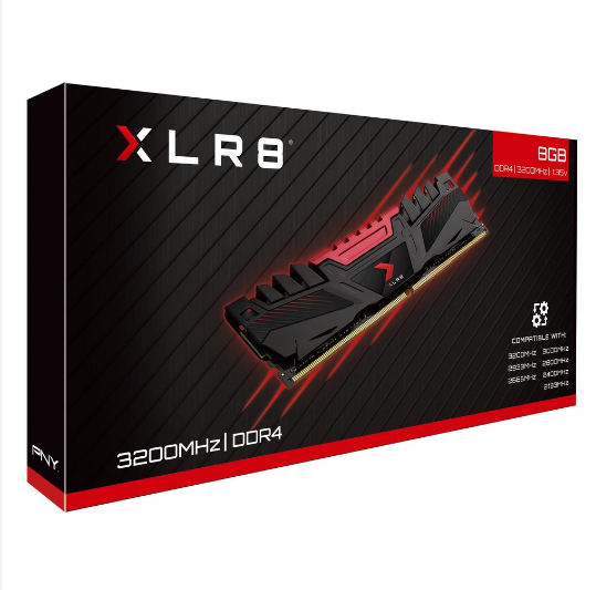 Bộ nhớ trong PNY 8GB DDR4 3200 PC4-25600-CL16