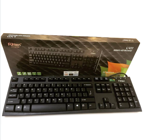 Bàn phím Fuhlen L411 (USB/đen)