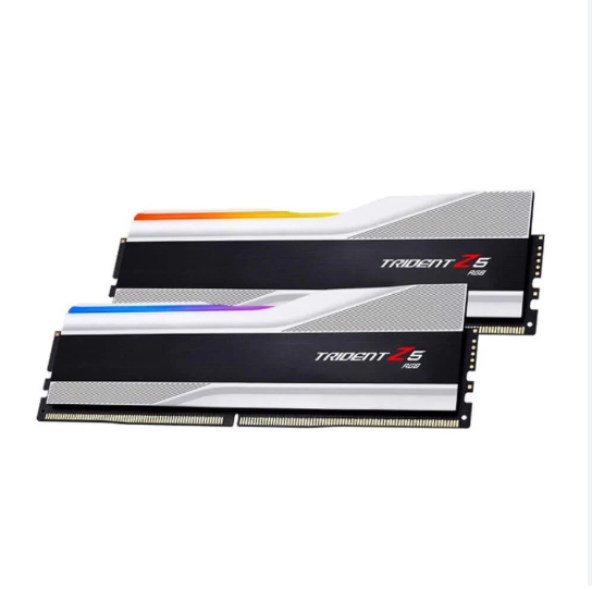 Ram PC GSkill Trident Z5 32GB DDR5 6000MHz RGB (2x16GB) (F5-6000J4040F16GX2 TZ5RS) - SILVE